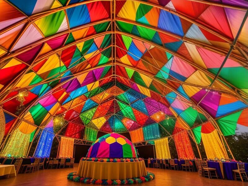 Purpose-built themed dome interior